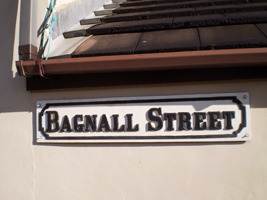 The Bagnall Street Sign