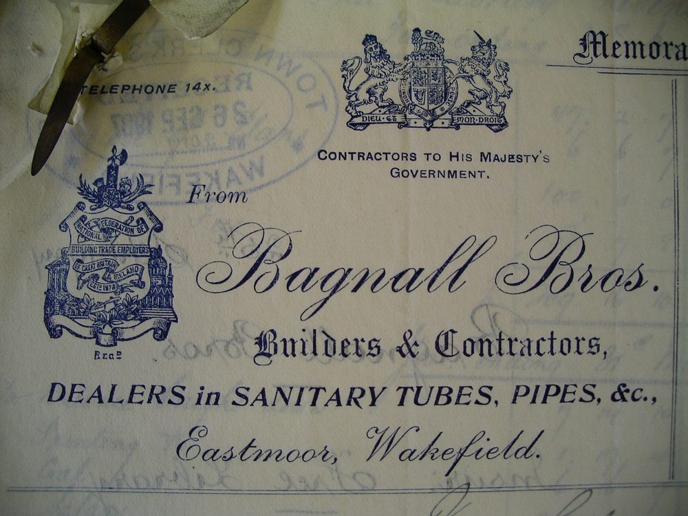 Bagnall Bros. Letter Head