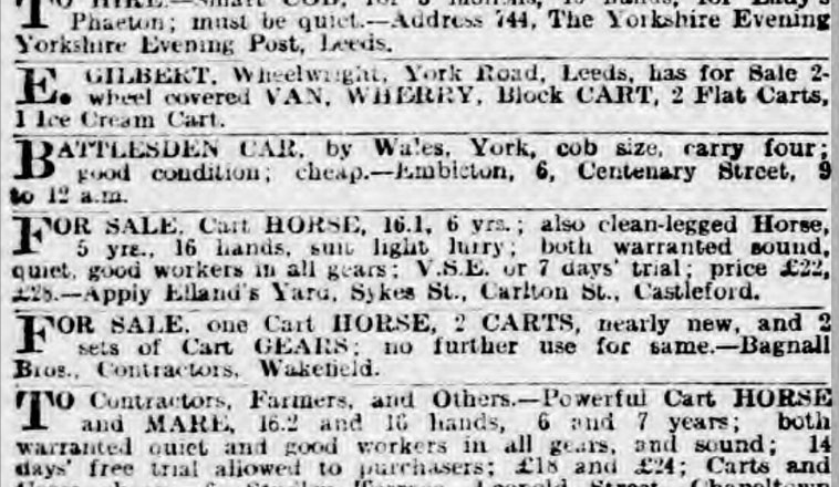 30th May 1899 Yorkshire Evening Post